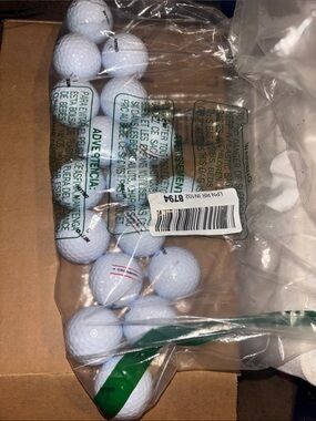 White Golf Balls - Pack of Practice Balls